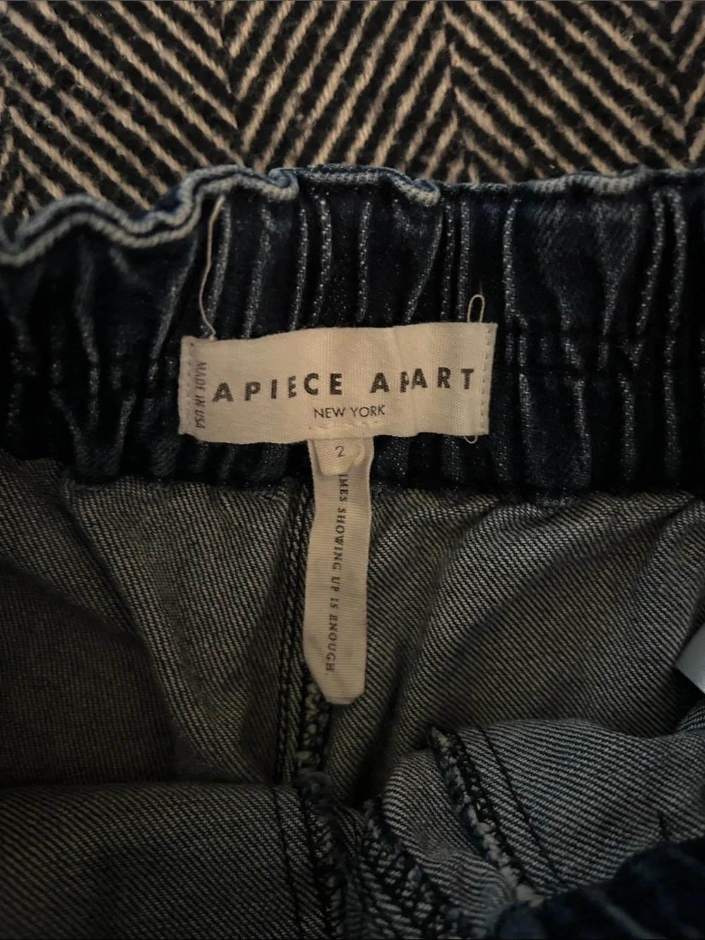 Apiece Apart denim shorts